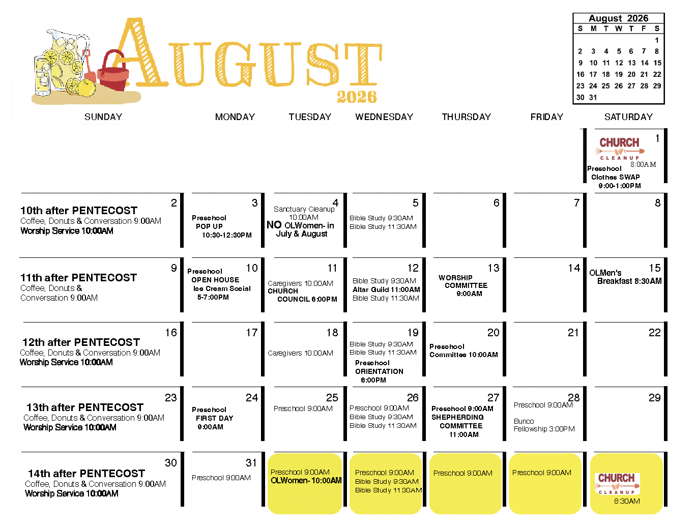 Aug Cal